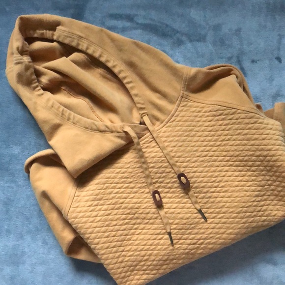 Columbia Tops - COLUMBIA Raglan Yellow Hoodie, Sz Medium